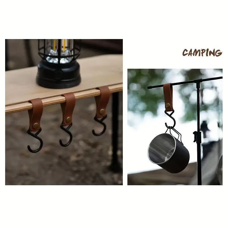 Black Skateboard Shape Courtyard Camping Table - Foldable & Lightweight TM