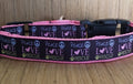Collar/ Large/ Medium/ Peace Love and Rescue Pink Jansha Store