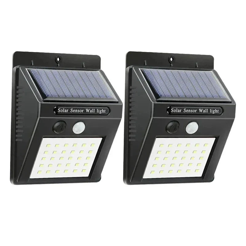 Solar-Powered Outdoor Motion Sensor LED Wall Light-0