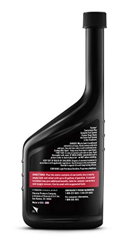 Chevron 65740-6PK 65740-CASE Techron Concentrate Plus Fuel System Cleaner - 20 oz., (Pack of 6) Jansha Store