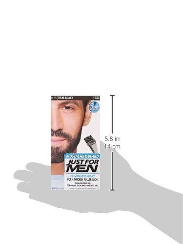 JUST FOR MEN Mustache & Beard Dye, Keratin, Light Brown M-25 (1 Pack) Jansha Store
