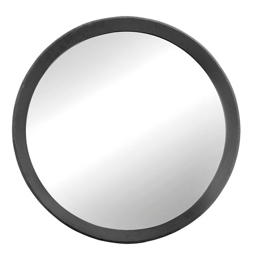 Solid Mango Wood Frame Wall Mirror, Available in 2 Colors Jansha Store