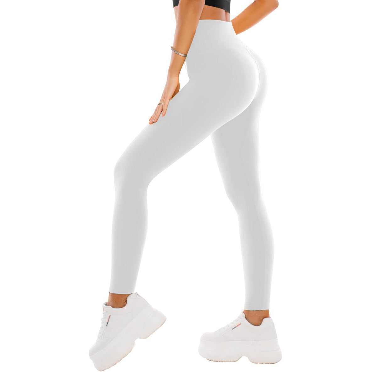 SINOPHANT High Waisted Leggings for Women - Full Length Capri Buttery Soft Yoga Pants for Workout Athletic Jansha Store
