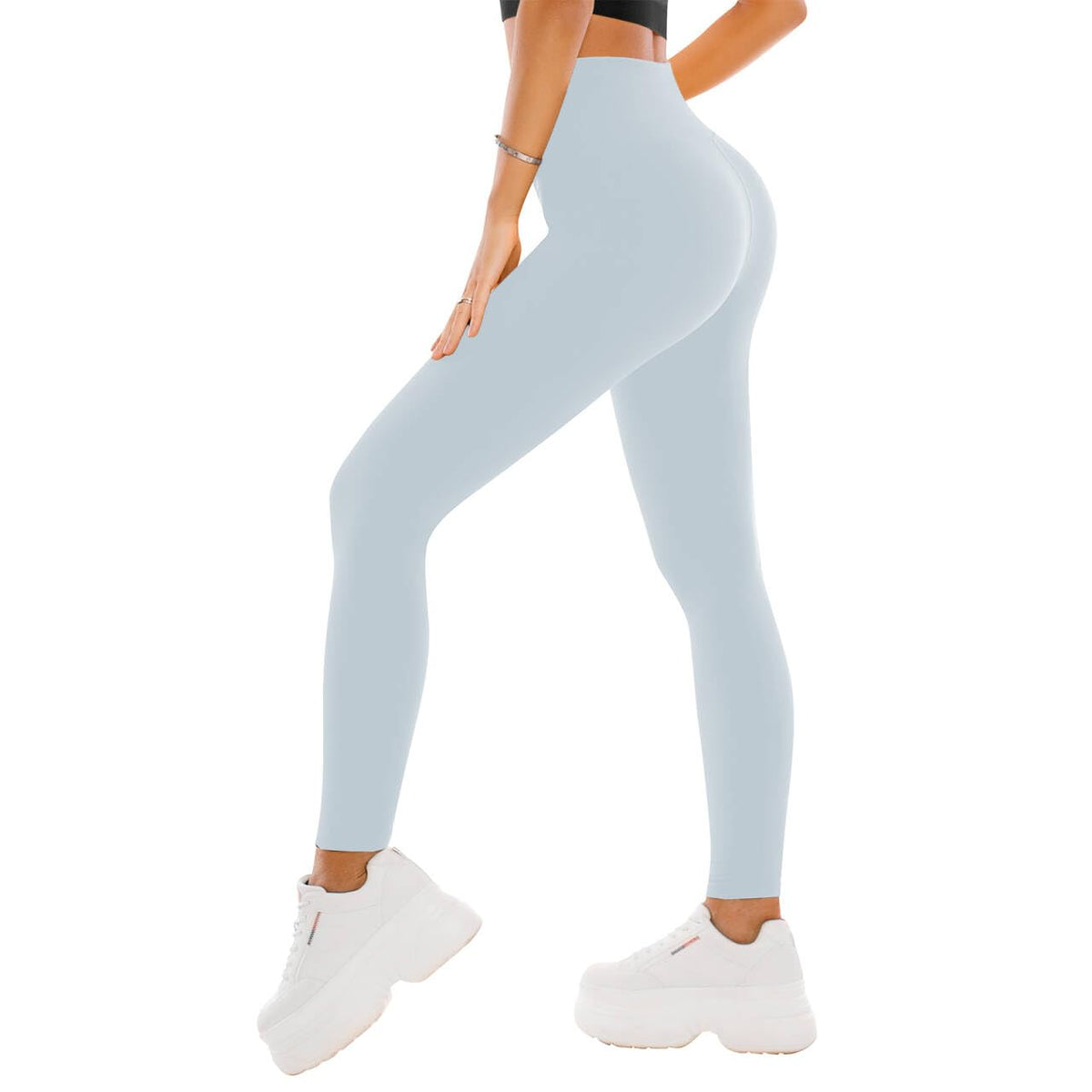 SINOPHANT High Waisted Leggings for Women - Full Length Capri Buttery Soft Yoga Pants for Workout Athletic Jansha Store
