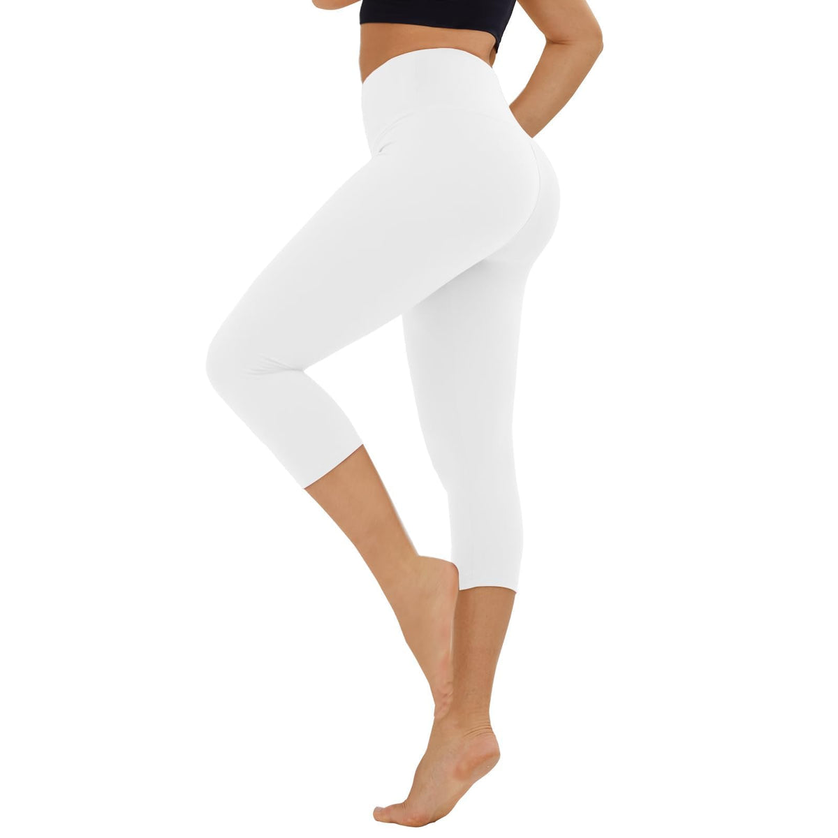 TNNZEET High Waisted Leggings for Women - No See Through Tummy Control Cycling Workout Yoga Pants with Pockets Reg & Plus Jansha Store
