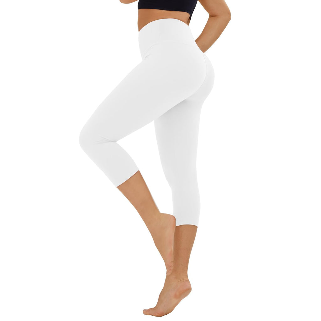 TNNZEET High Waisted Leggings for Women - No See Through Tummy Control Cycling Workout Yoga Pants with Pockets Reg & Plus Jansha Store