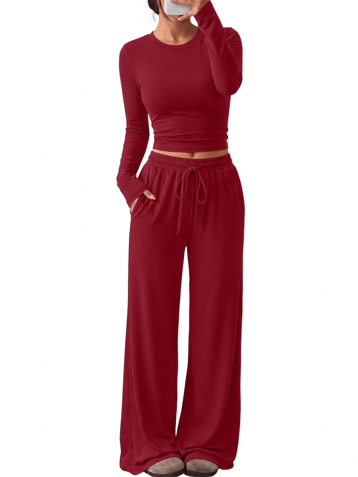 Back view of the lounge set top showing the relaxed drape