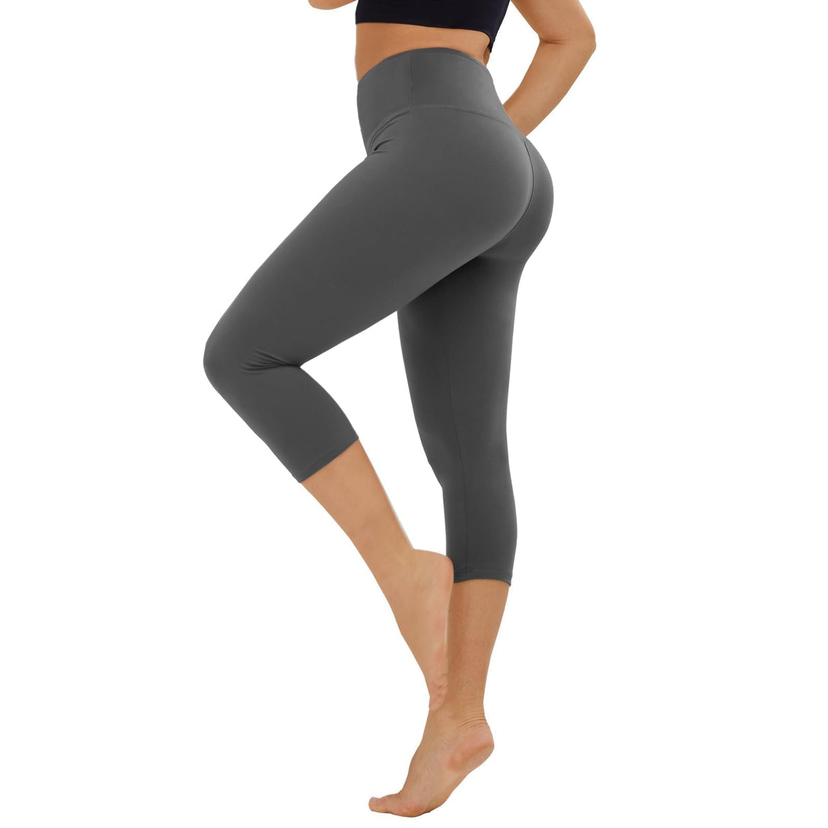 TNNZEET High Waisted Leggings for Women - No See Through Tummy Control Cycling Workout Yoga Pants with Pockets Reg & Plus Jansha Store