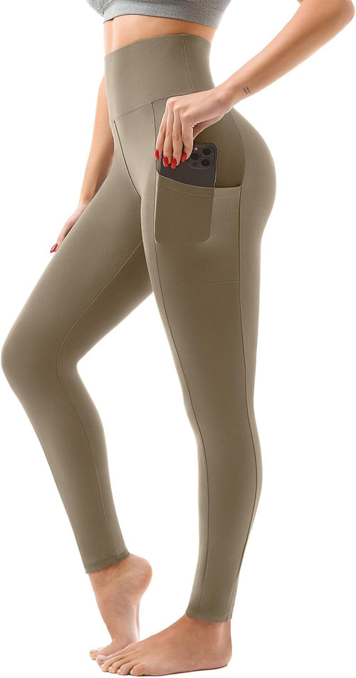 SINOPHANT High Waisted Leggings Women with Pockets Jansha Store