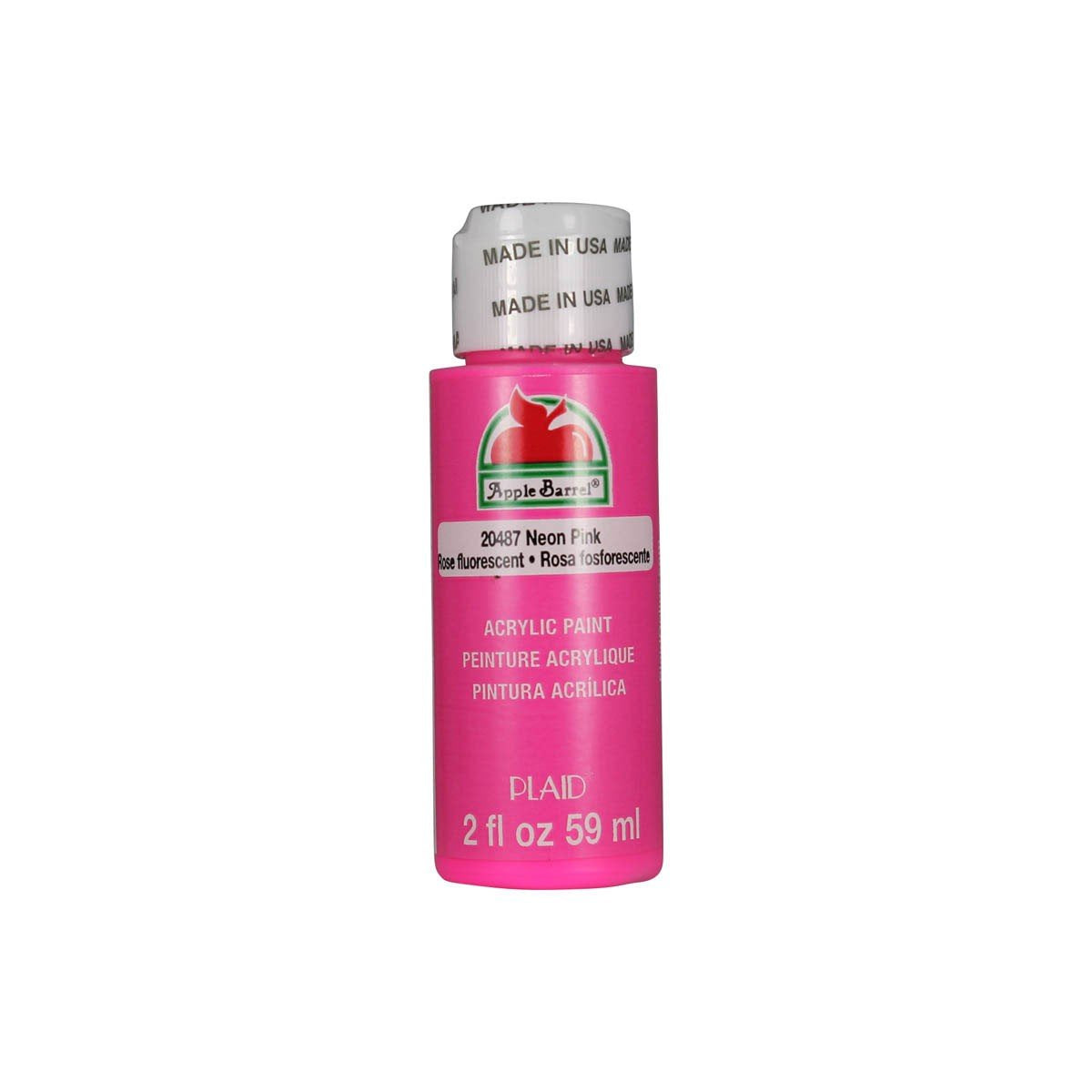 Apple Barrel Acrylic Paint in Assorted Colors (2 Ounce), 20503 White Jansha Store
