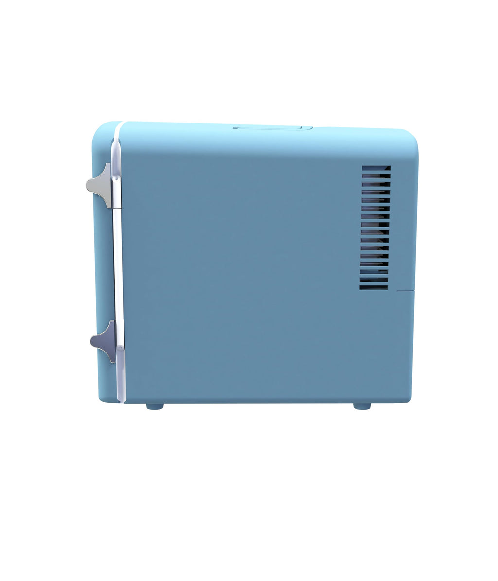 Frigidaire Retro 9-Can Mini Personal Fridge Portable Cooler, 11.8" D x 7.1" W x 10.1" H, Black Jansha Store