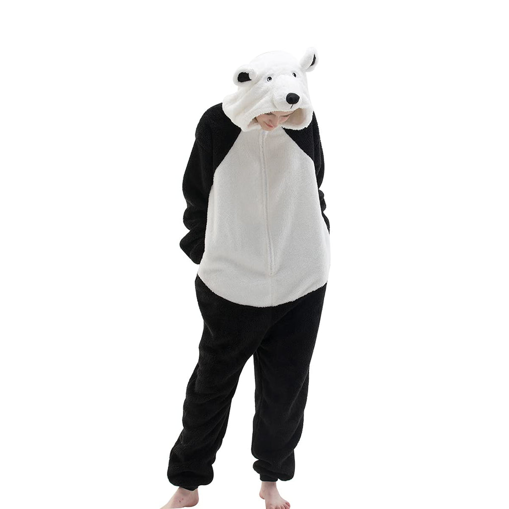 COSUSKET Snug Fit Unisex Adult Onesie Pajamas, Flannel Cosplay Animal One Piece Halloween Costume Sleepwear Homewear Jansha Store