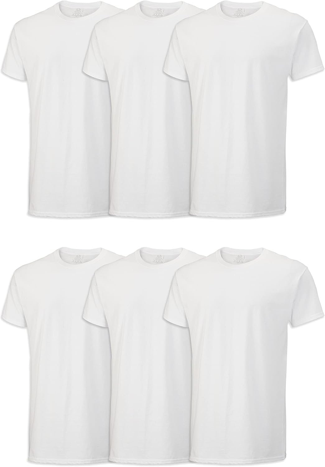 Fruit of The Loom Men's Crew Tee Undershirts, Moisture Wicking & Tag Free, Also Available in Big & Tall Jansha Store