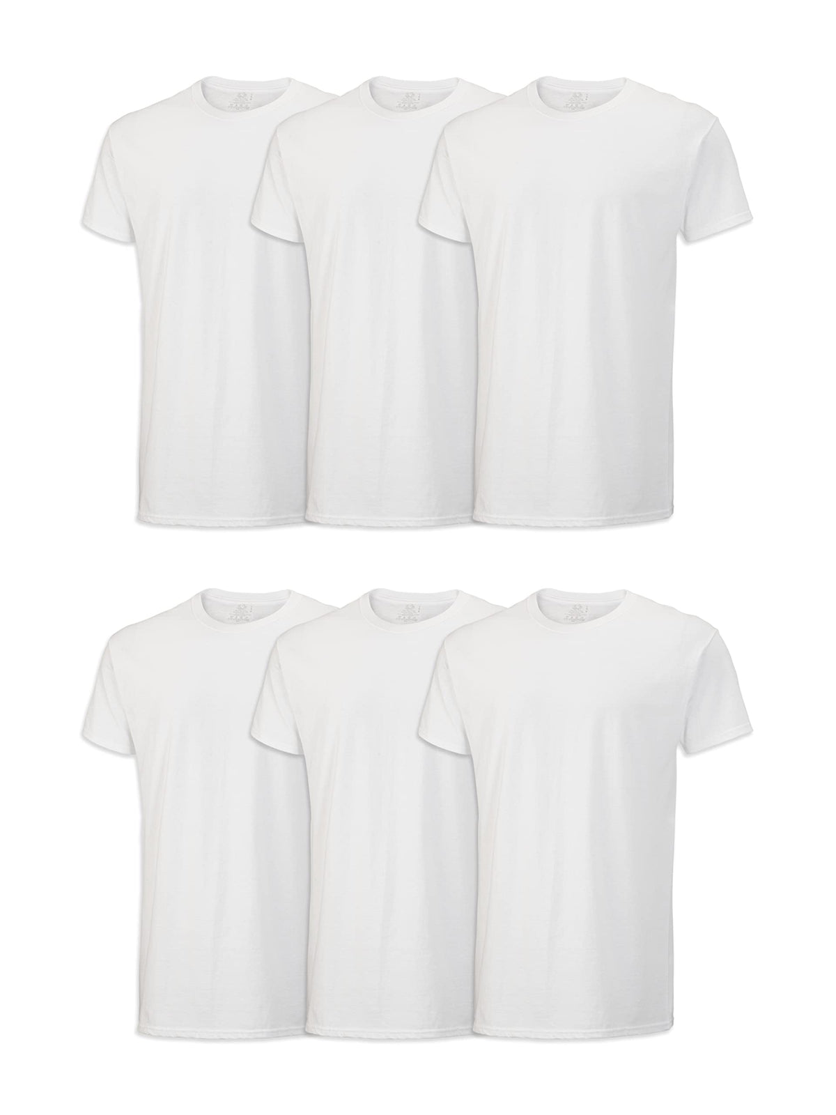 Fruit of The Loom Men's Crew Tee Undershirts, Moisture Wicking & Tag Free, Also Available in Big & Tall Jansha Store