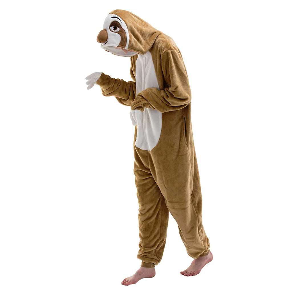 COSUSKET Snug Fit Unisex Adult Onesie Pajamas, Flannel Cosplay Animal One Piece Halloween Costume Sleepwear Homewear Jansha Store