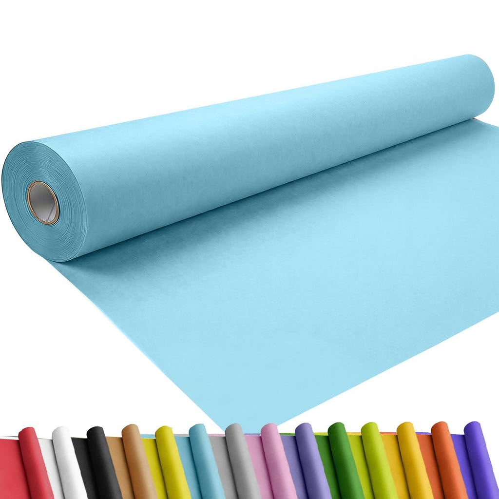 SMART&CASUAL 36" x 1,500" (125') Brown Kraft Craft Paper Roll for Gift Wrapping Bulletin Board Bouquet Flower Art Packing Parcel Table Covering 70GSM 50LB (Brown, 36" x 125') Jansha Store