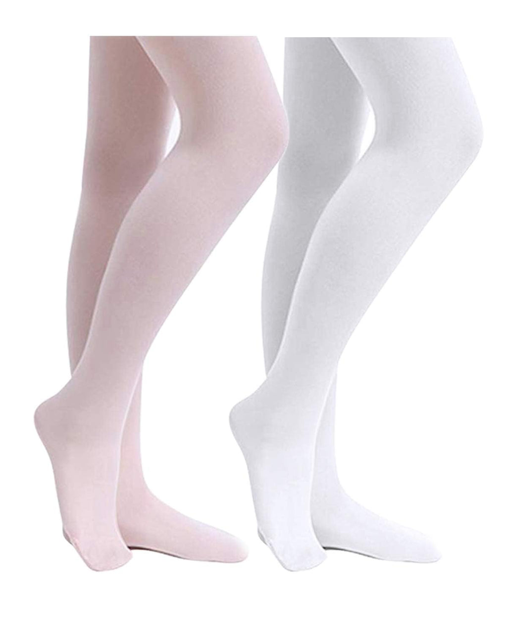 Stelle Girls' Footed Ballet Tights for Dance Class Toddler Kids 2T-15Y Jansha Store