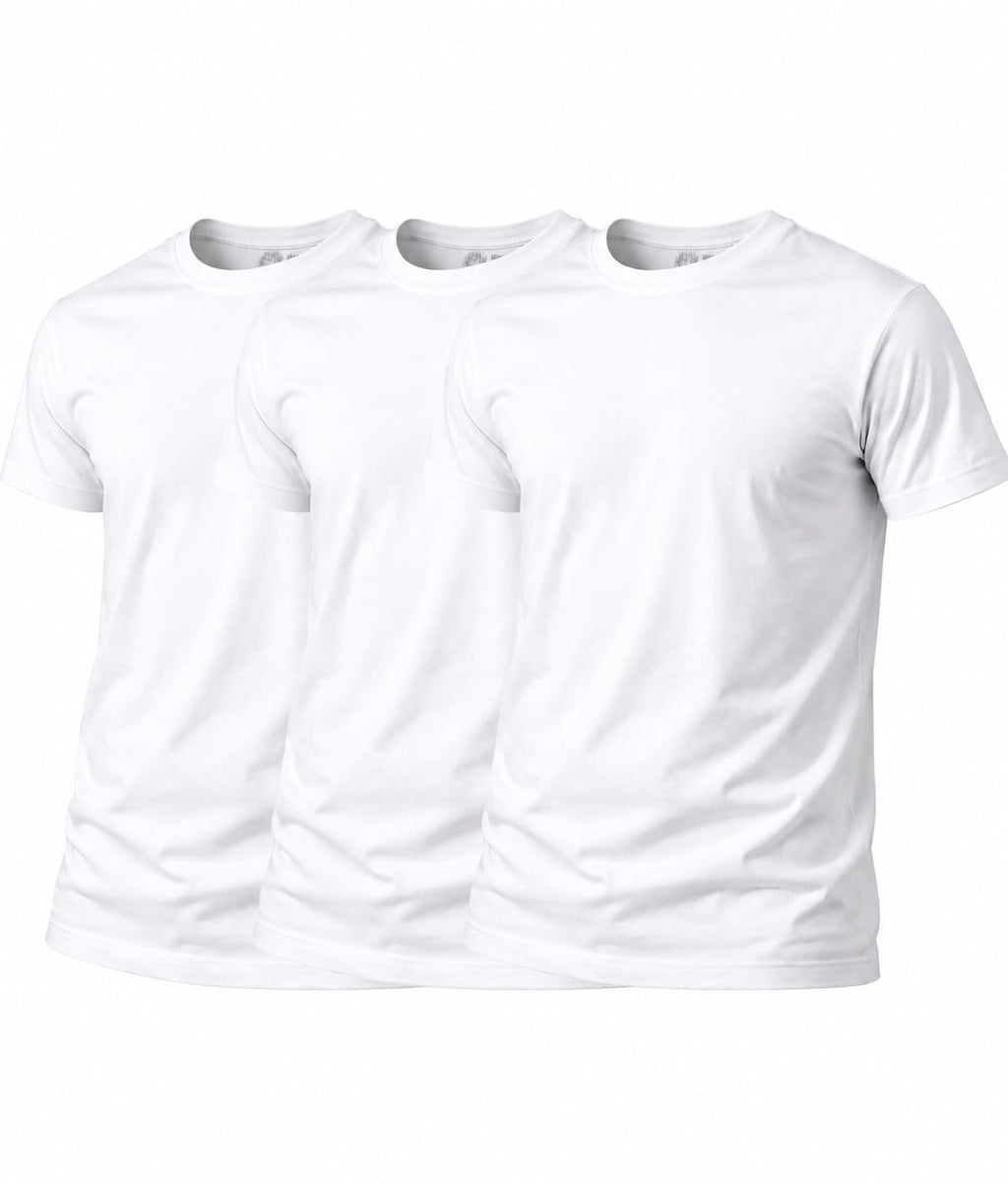 Fruit of The Loom Men's Crew Tee Undershirts, Moisture Wicking & Tag Free, Also Available in Big & Tall Jansha Store