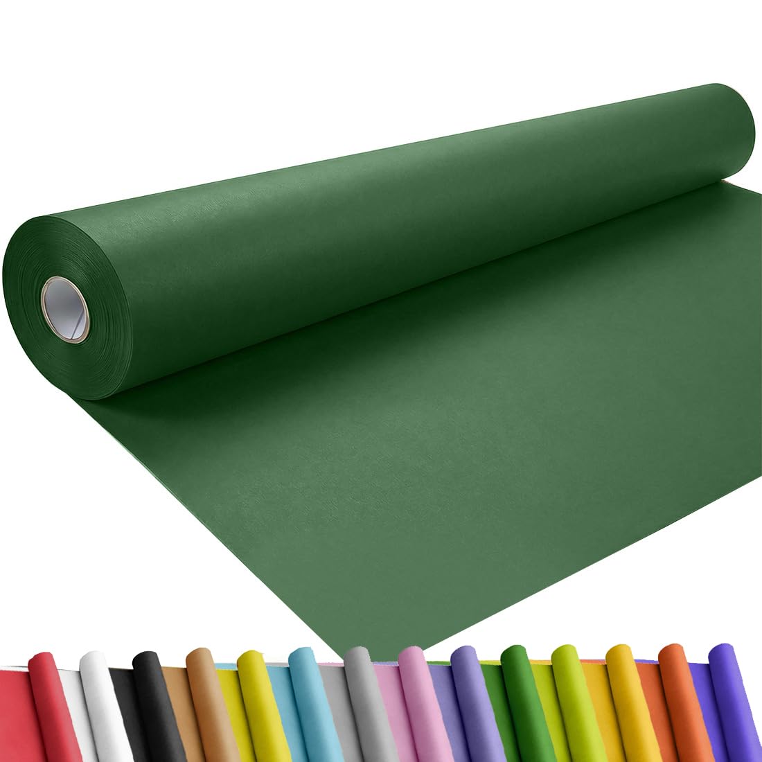 SMART&CASUAL 36" x 1,500" (125') Brown Kraft Craft Paper Roll for Gift Wrapping Bulletin Board Bouquet Flower Art Packing Parcel Table Covering 70GSM 50LB (Brown, 36" x 125') Jansha Store