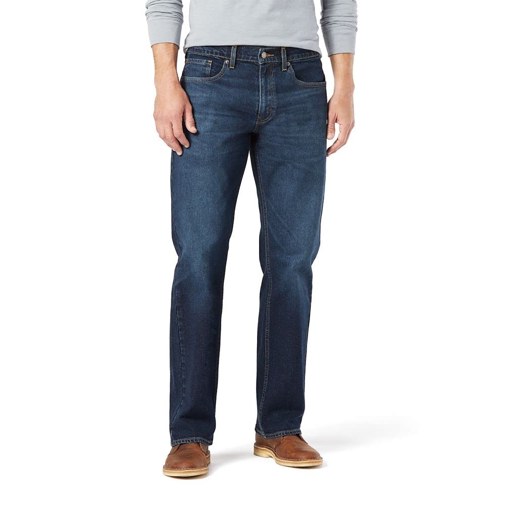 Levi Strauss Signature Gold Men's Relaxed Fit Flex Jeans Jansha Store
