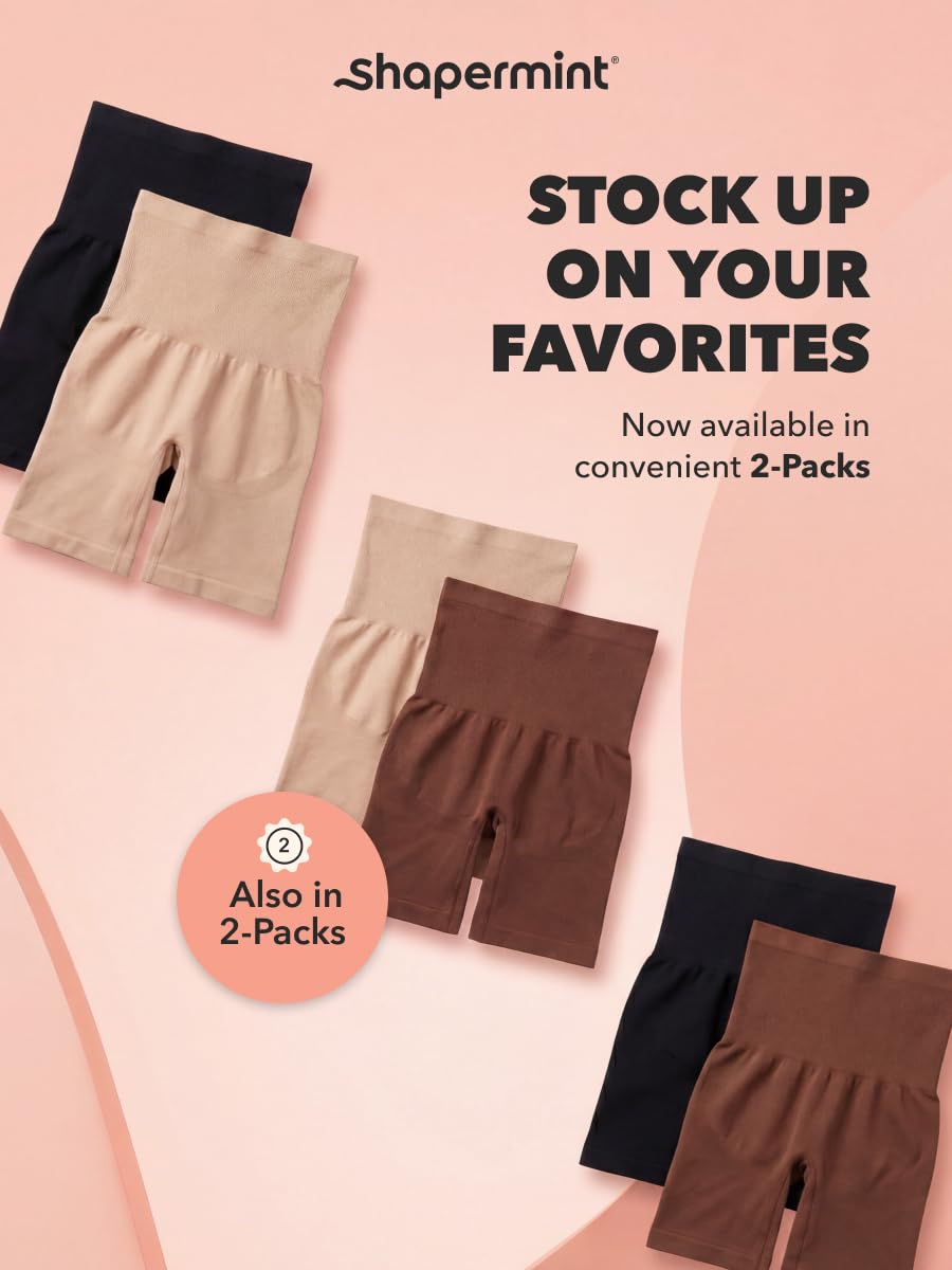SHAPERMINT Shapewear for Women - High-Waisted Shapewear Tummy Control Shorts, Thigh Slimmer, Underwear for Women Jansha Store