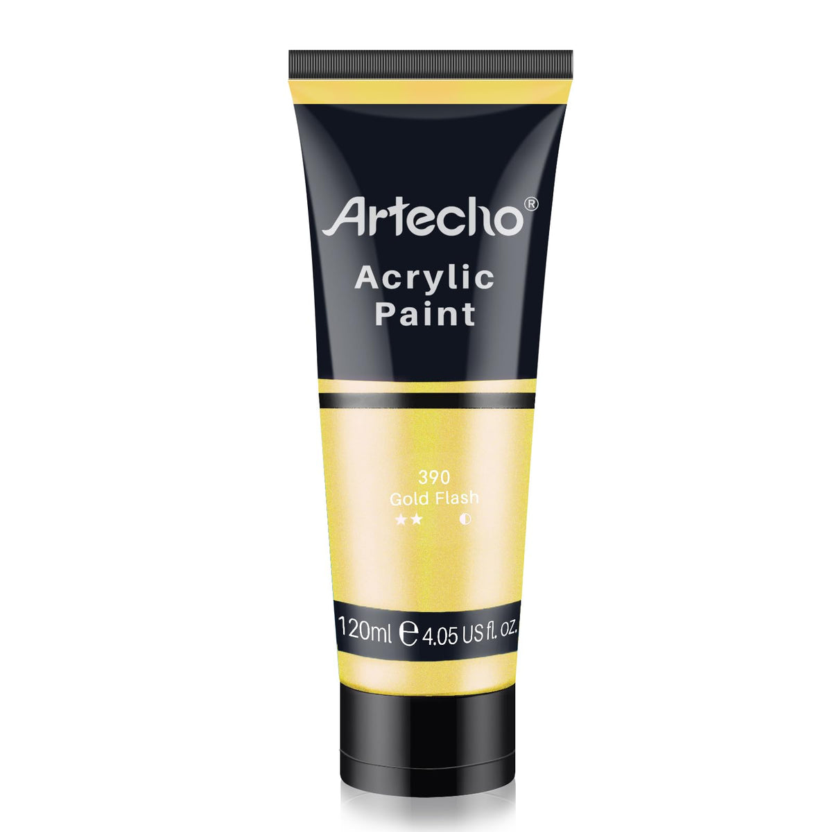 Artecho White Acrylic Paint, Titanium White Paint (120ml / 4.05oz) Tubes, Art Craft Paints for Canvas Painting, Rock, Stone, Wood, Fabric, Art Supplies Jansha Store