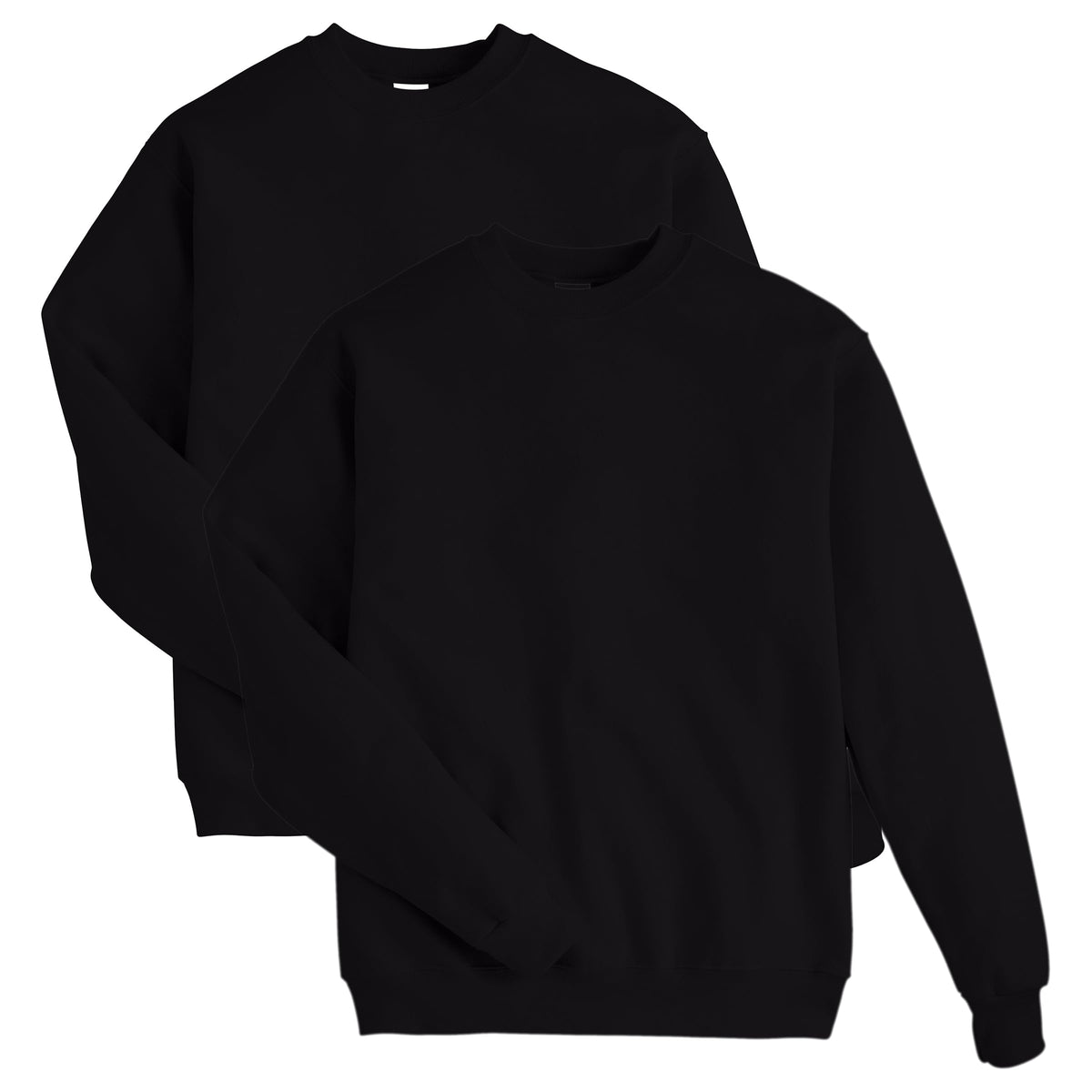 Hanes Men's Sweatshirt, EcoSmart Fleece Crewneck Sweatshirt, Big & Tall Available, 1 or 2-Pack Jansha Store