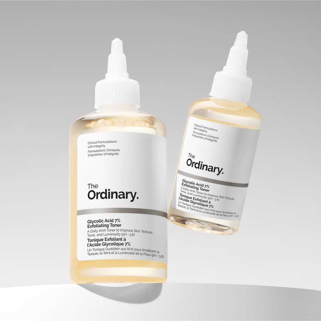 The Ordinary Glycolic Acid 7% Exfoliating Toner, Brightening and Smoothing Daily Toner for More Even-Looking Skin Tone Jansha Store