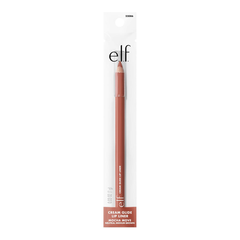 e.l.f. Cream Glide Lip Liner, Highly-Pigmented Pencil For Shaping & Sculpting Lips, Semi-Matte Finish, Vegan & Cruelty-Free Jansha Store