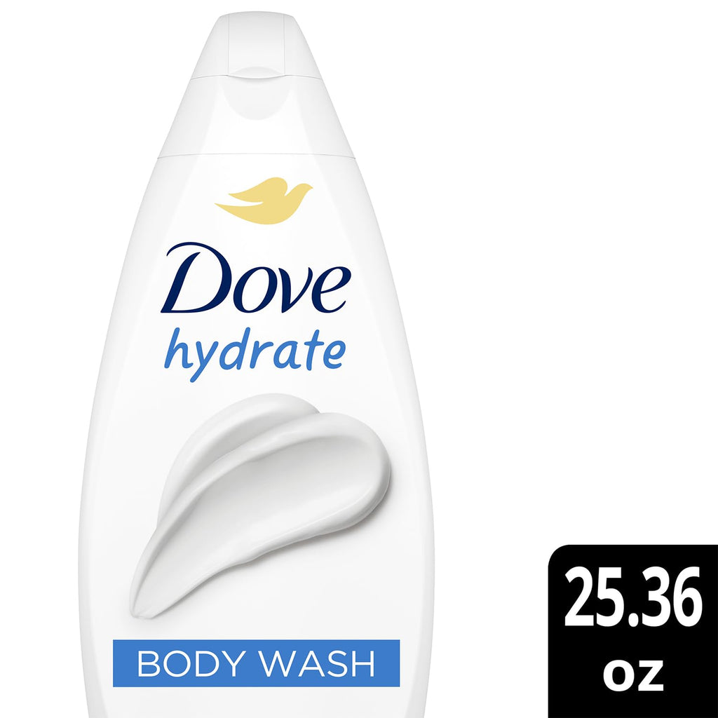 Dove Sensitive Skin Body Wash, 24hr Lotion-Soft Skin, 30.6 oz Jansha Store