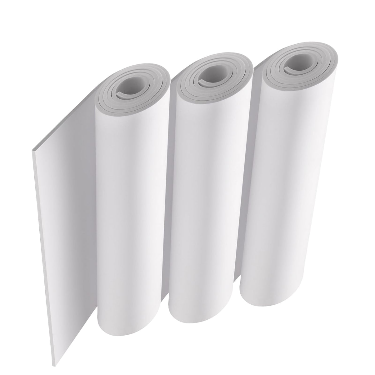 3-Pack 2mm Thick Black Eva Foam Cosplay Sheets roll, 13.5" x 49" Premium eva Craft Foam for Cosplay Costume by MEARCOOH Jansha Store