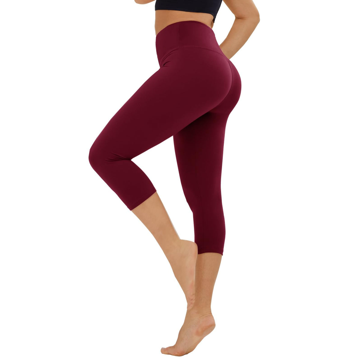 TNNZEET High Waisted Leggings for Women - No See Through Tummy Control Cycling Workout Yoga Pants with Pockets Reg & Plus Jansha Store