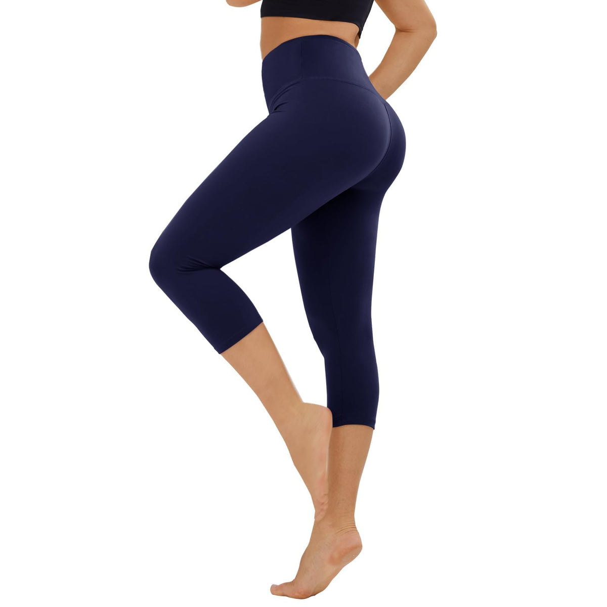 TNNZEET High Waisted Leggings for Women - No See Through Tummy Control Cycling Workout Yoga Pants with Pockets Reg & Plus Jansha Store