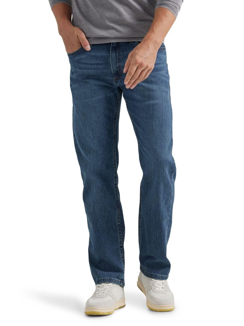 Wrangler Authentics Men's Regular Fit Comfort Flex Waist Jean Jansha Store