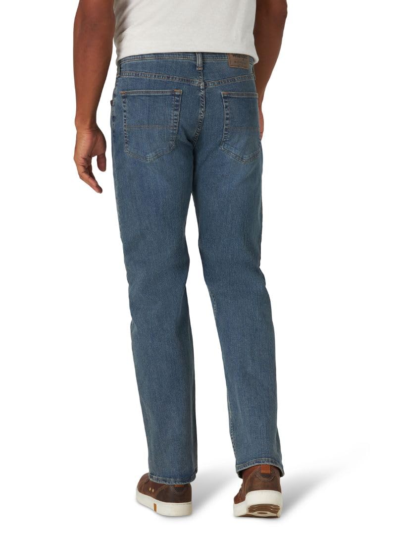 Wrangler Authentics Men's Regular Fit Comfort Flex Waist Jean Jansha Store