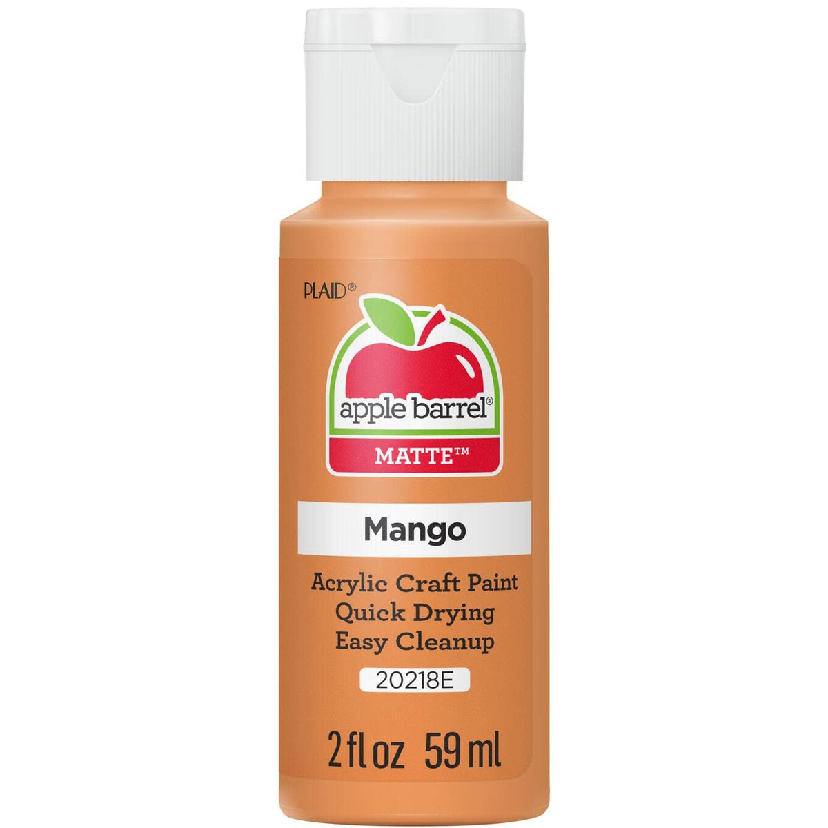 Apple Barrel Acrylic Paint in Assorted Colors (2 Ounce), 20503 White Jansha Store