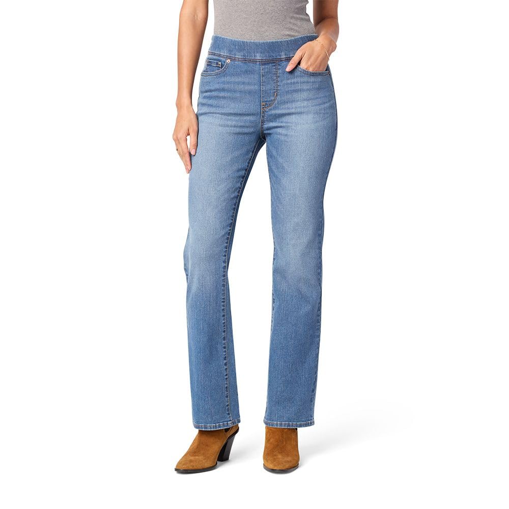 Levi Strauss Signature Gold Women's Totally Shaping Pull On Bootcut Jeans Jansha Store