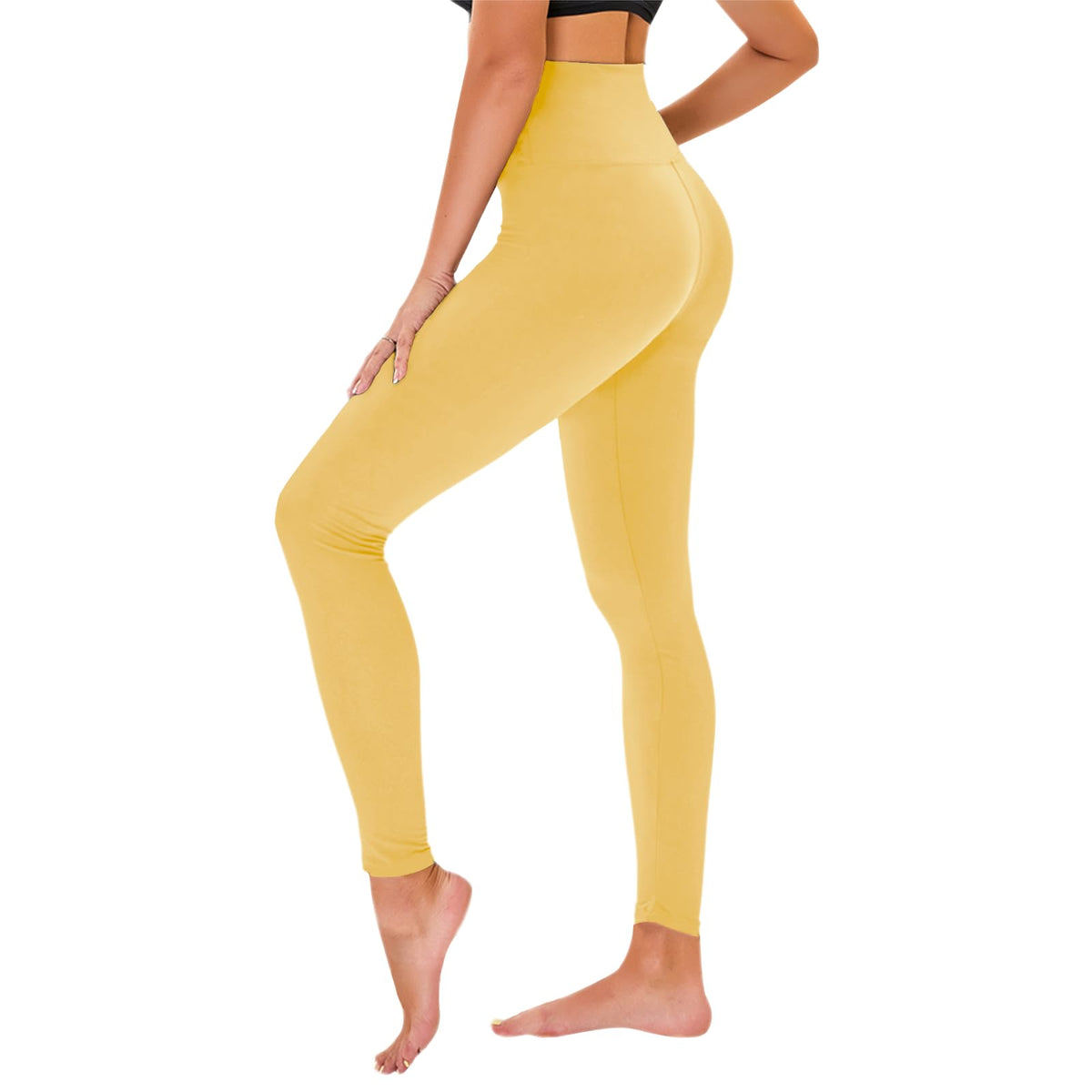TNNZEET High Waisted Leggings for Women - No See Through Tummy Control Cycling Workout Yoga Pants with Pockets Reg & Plus Jansha Store