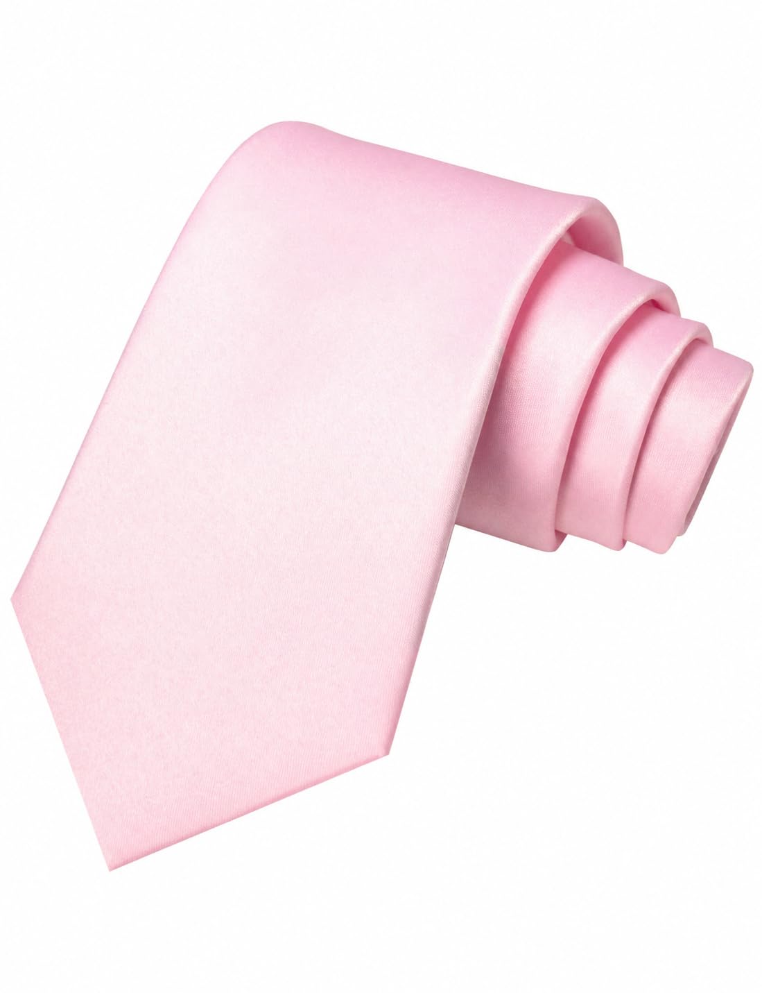 JEMYGINS Solid Color Tie Mens Necktie for Business and Wedding Jansha Store