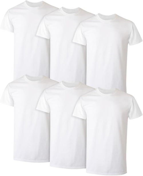 Hanes Men's Undershirt Packs, Stay-Tucked Soft Cotton Undershirts, Best Undershirts for Men, White/Black/Asstd Multipacks Jansha Store