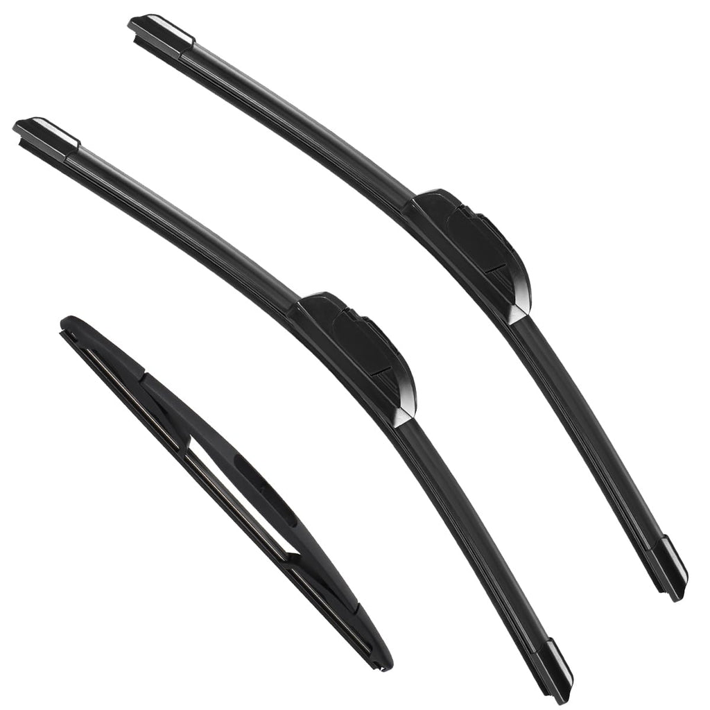 3 Pack Windshield Wiper Blades Compatible with Nissan Rogue 2014-2023 Pathfind 2013-2021 Original Factory Quality Front Rear Wipers Blade Set for My Car - 26" 17" 12" Jansha Store