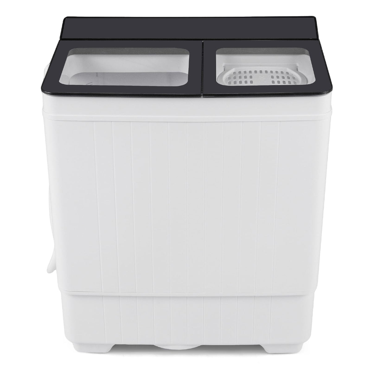 COSTWAY 26Lbs Portable Washing Machine with Built-in Drain Pump, Blue Jansha Store