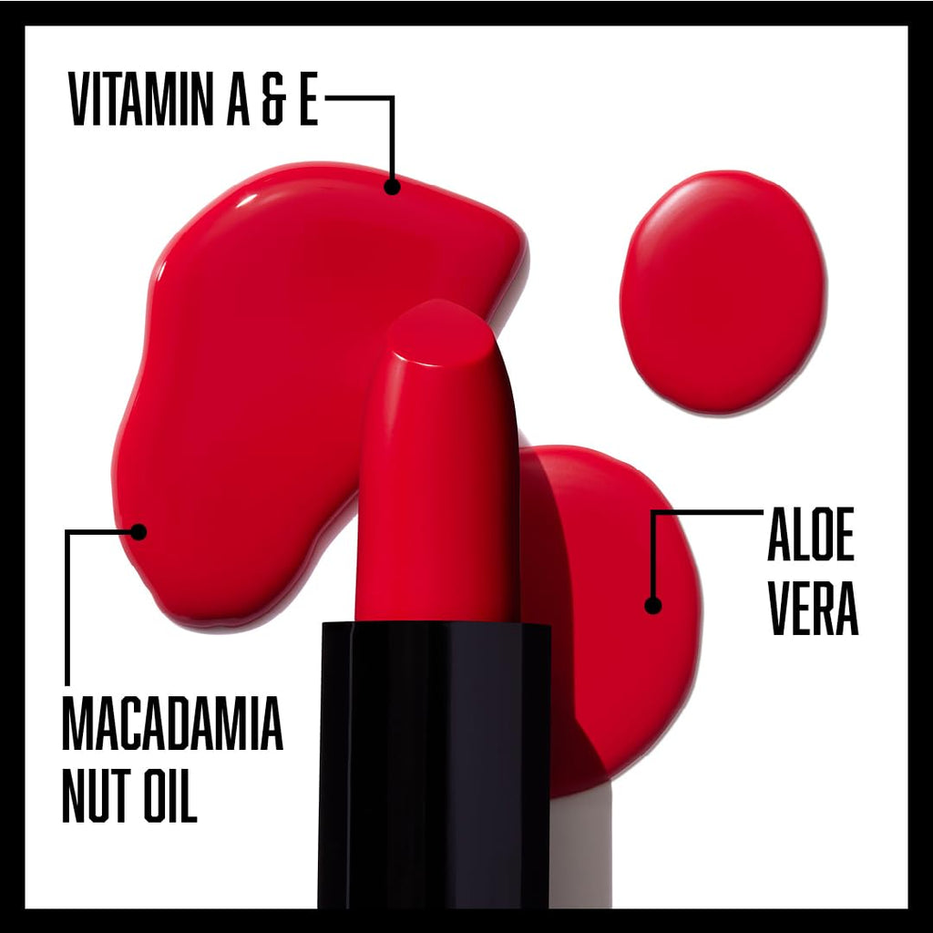 wet n wild Silk Finish Lipstick, Hydrating Rich Buildable Lip Color, Formulated with Vitamins A,E, & Macadamia for Ultimate Hydration, Cruelty-Free & Vegan - A Short Affair Jansha Store