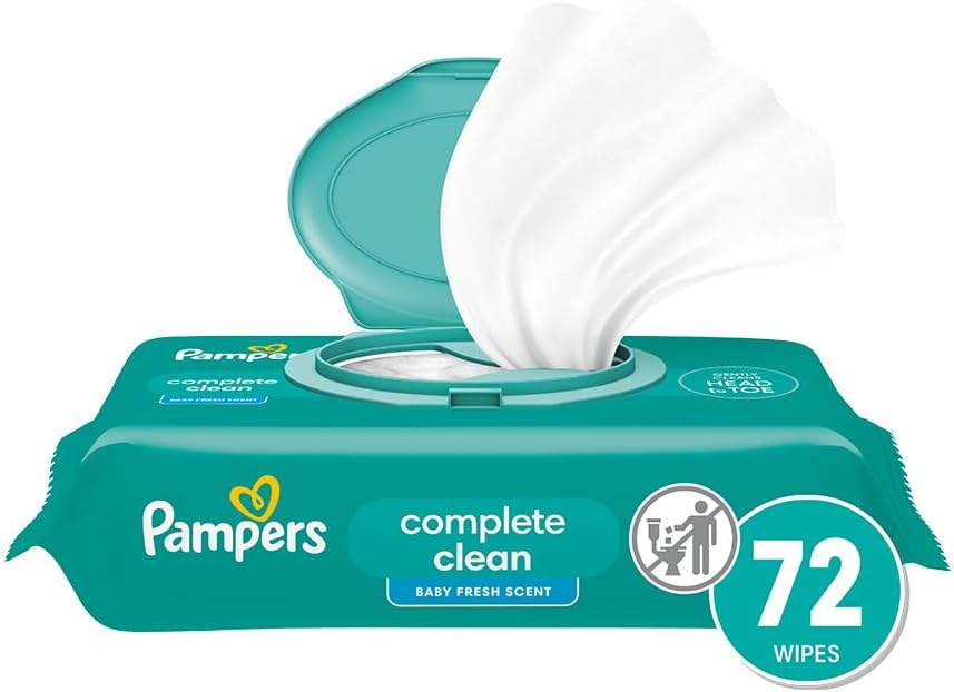 Pampers Complete Clean Baby Wipes - Fresh Scent 1X 72 Count Jansha Store