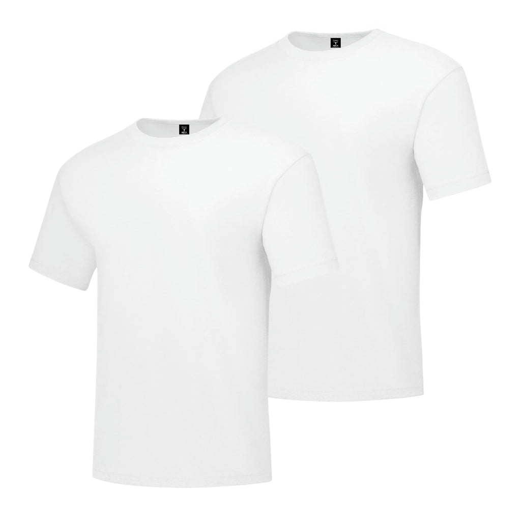 Hanes Men's Beefy-T T-Shirt, Heavyweight Cotton T-Shirts for Men, 1 or 2 Pack, Men's Tees (Tall Jansha Store