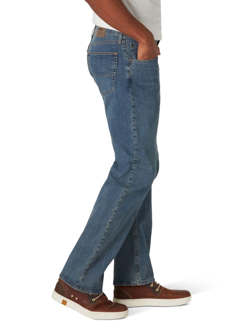 Wrangler Authentics Men's Regular Fit Comfort Flex Waist Jean Jansha Store