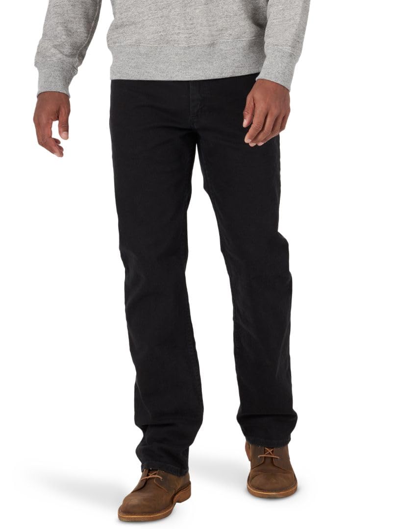 Wrangler Authentics Men's Classic 5-Pocket Regular Fit Flex Jean Jansha Store