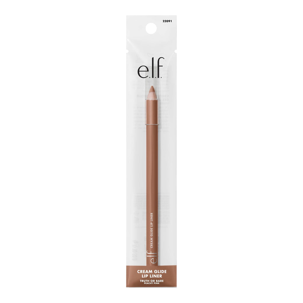 e.l.f. Cream Glide Lip Liner, Highly-Pigmented Pencil For Shaping & Sculpting Lips, Semi-Matte Finish, Vegan & Cruelty-Free Jansha Store