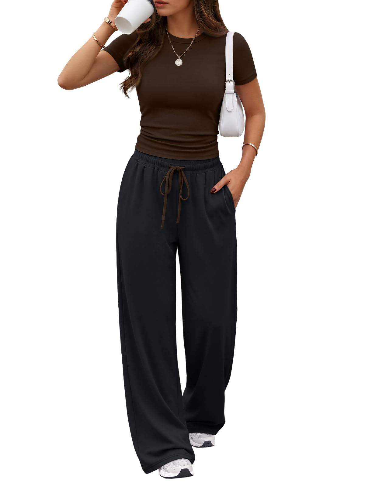 Trendy Queen Women's 2 Piece Matching Summer Lounge Set with Pockets Jansha Store