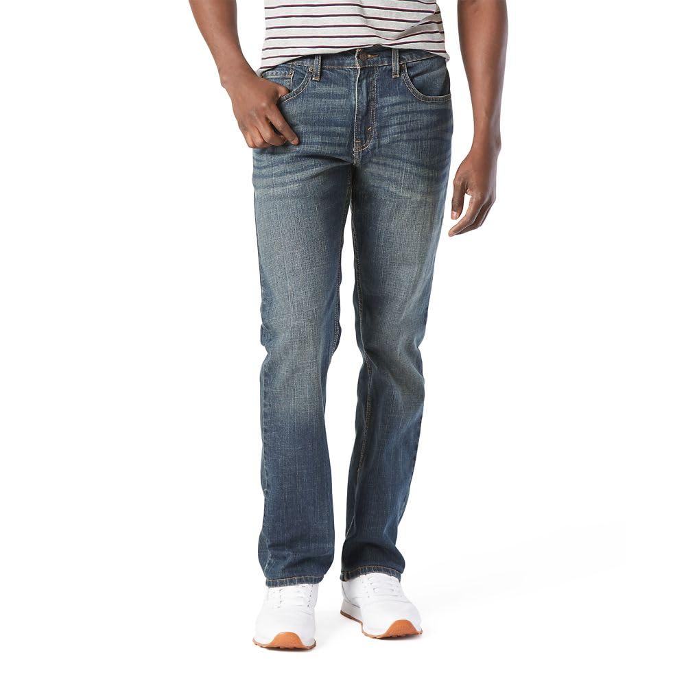 Levi Strauss Signature Gold Men's Relaxed Fit Flex Jeans Jansha Store